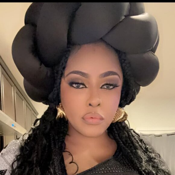 HANDMADE Giant Braided African TURBAN Made in Nigeria HIGH Quality - Picture 10 of 10